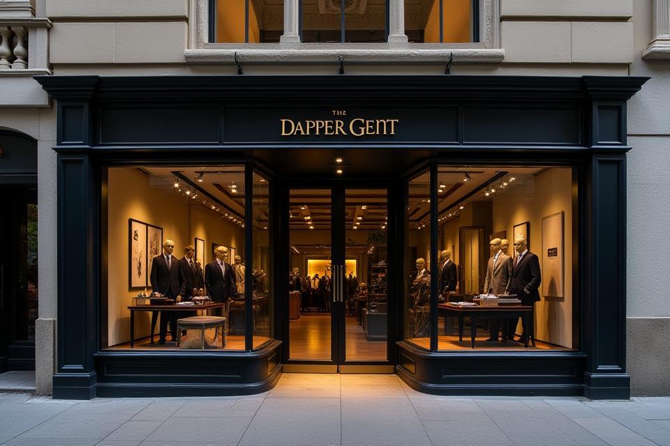 The Dapper Gent storefront on George Street