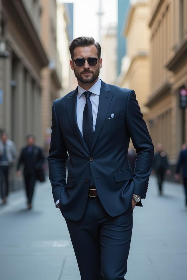 Formal look in Martin Place